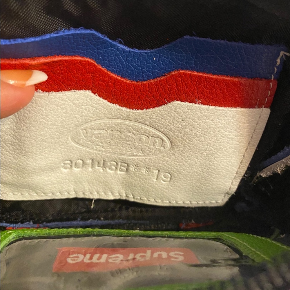 Supreme Vanson Multicolored Leather Wrist Bag, NWOT, $195 - Picture 7 of 16